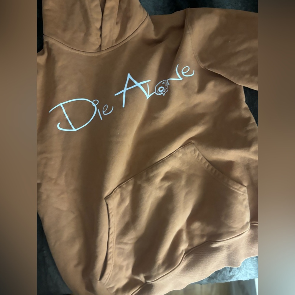 Unisex Die Alone hoodie size M
